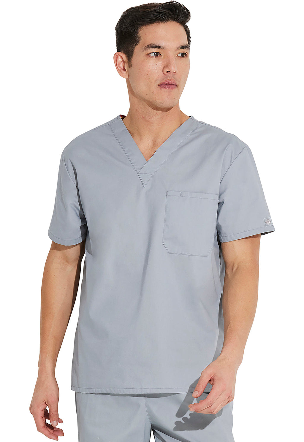 EDS Signature 83706 Unisex Tuckable V-Neck Top Grey