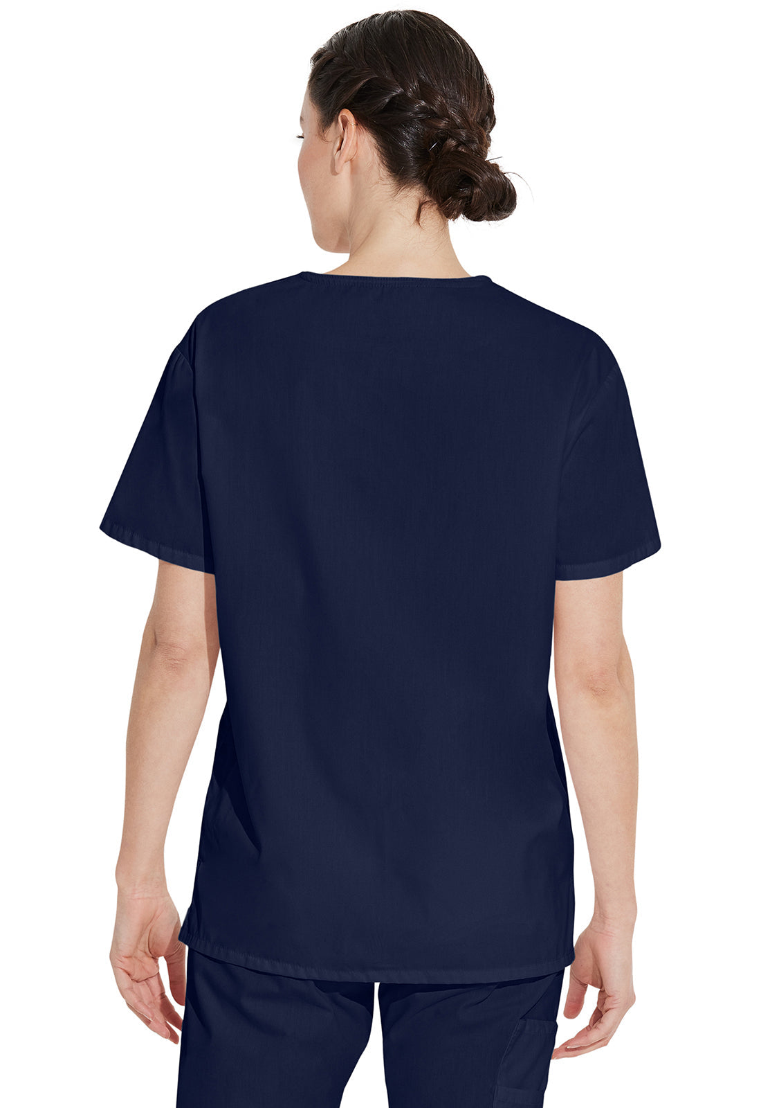 EDS Signature 83706 Unisex Unisex Tuckable V-Neck Scrub Top Navy