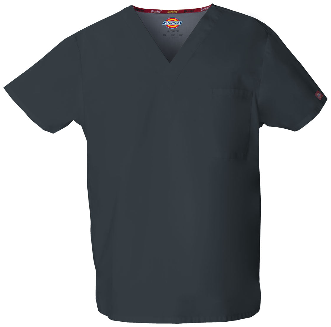 EDS Signature 83706 Unisex Unisex Tuckable V-Neck Scrub Top Pewter