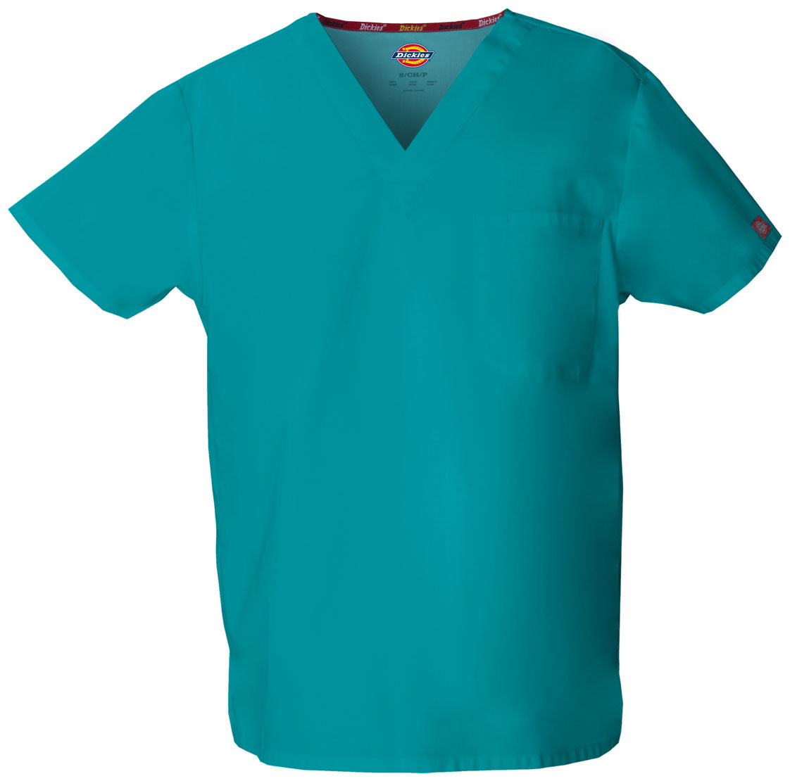EDS Signature 83706 Unisex Tuckable V-Neck Top Teal Blue