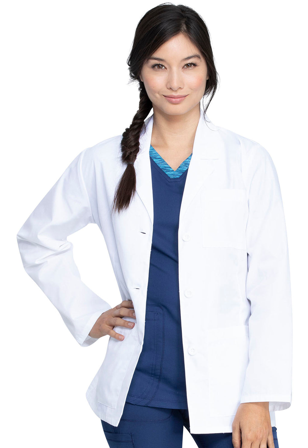 EDS Professional Whites 84401 Women's 28" Consultation Lab Coat White