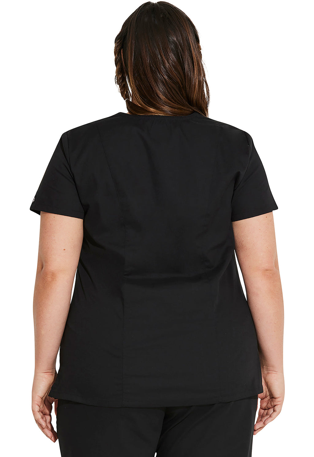 EDS Signature 85906 Women's V-Neck Scrub Top Black