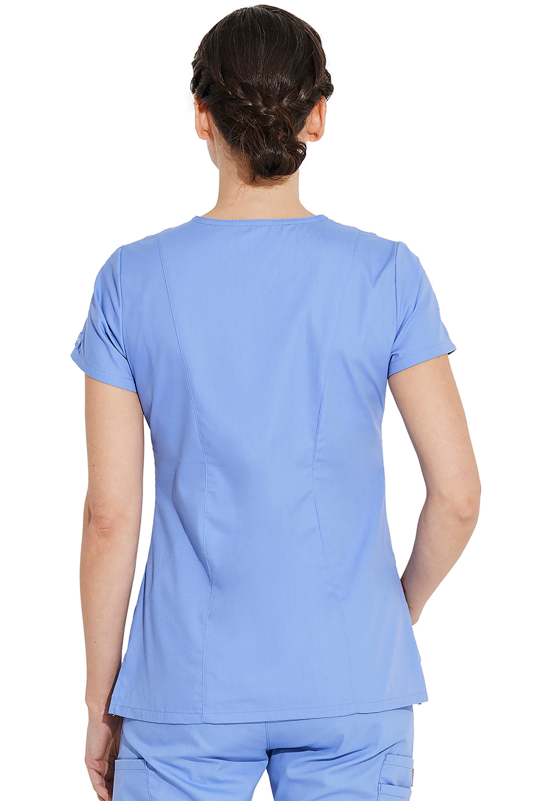 EDS Signature 85906 Women's V-Neck Scrub Top Ciel