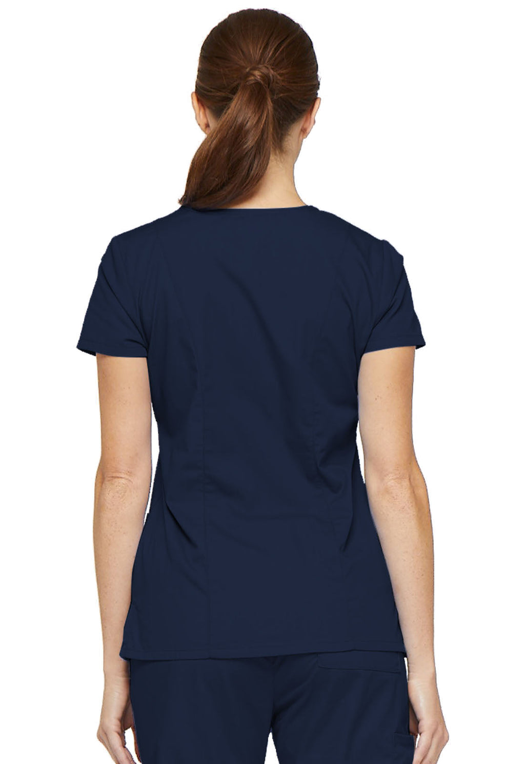 EDS Signature 85906 Women's V-Neck Scrub Top Navy