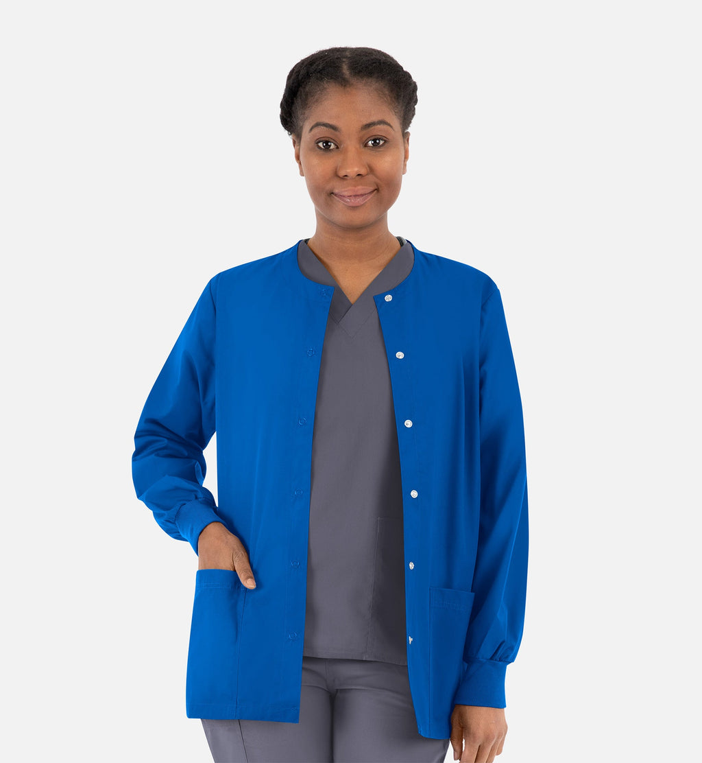 Core 8606 Unisex Snap Jacket Royal Blue