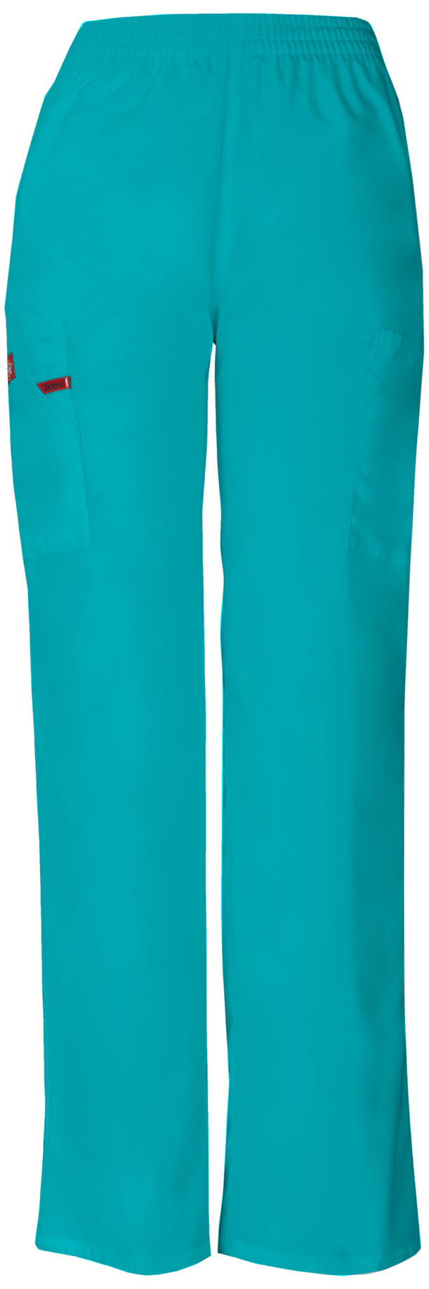 EDS Signature 86106 Natural Rise Tapered Leg Pull-On Pants Teal Blue