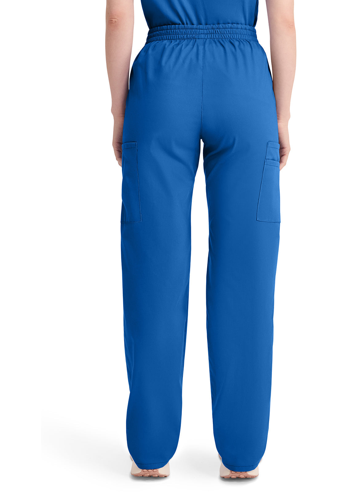 EDS Signature 86106 Women's Natural Rise Tapered Leg Pull-On Scrub Pants Royal