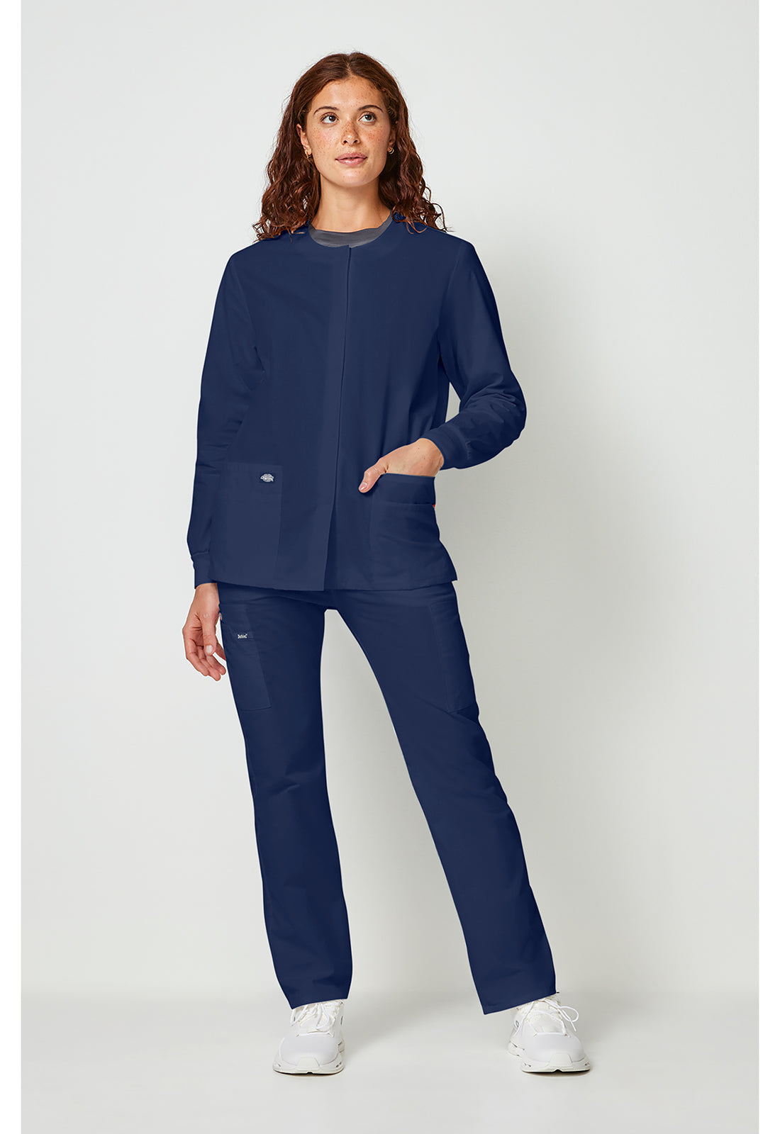 EDS Signature 86306 Women's Snap Front Warm-Up Jacket Navy