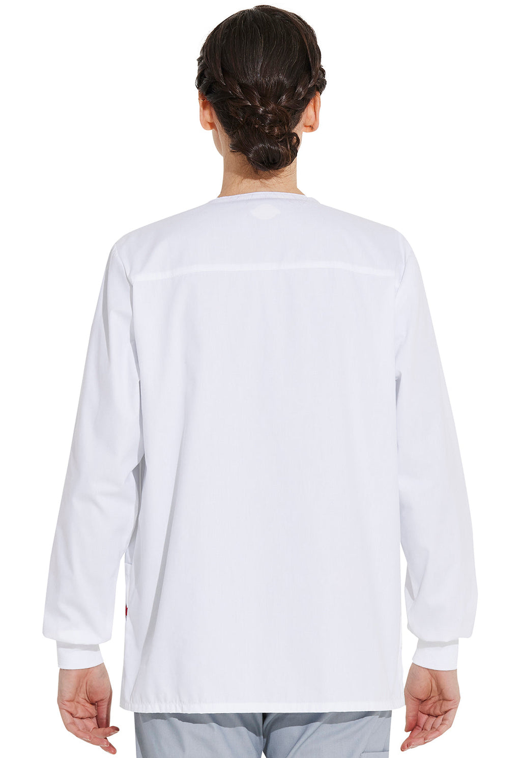 EDS Signature 86306 Women's Snap Front Warm-Up Jacket White