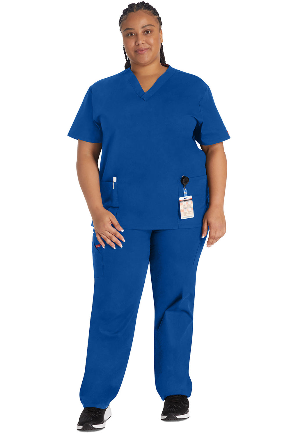 EDS Signature 86706 V-Neck Top Galaxy Blue