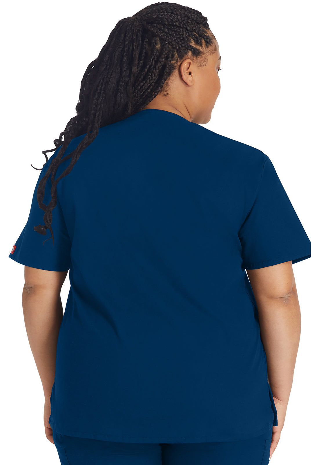 EDS Signature 86706 Women's V-Neck Scrub Top Navy