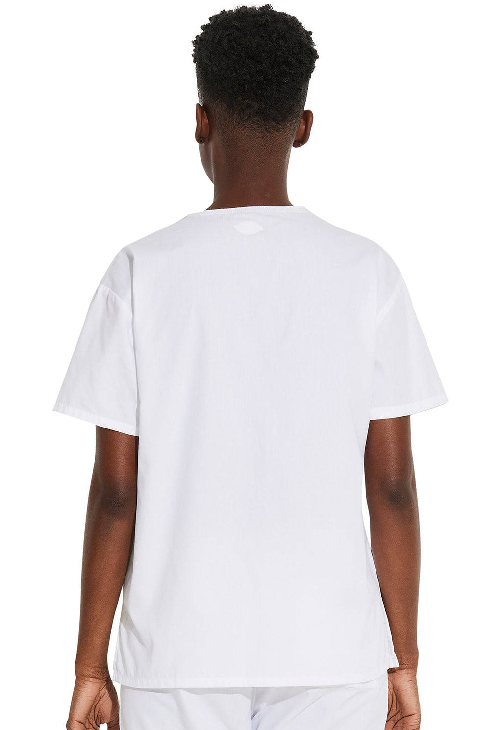 EDS Signature 86706 Women's V-Neck Scrub Top White