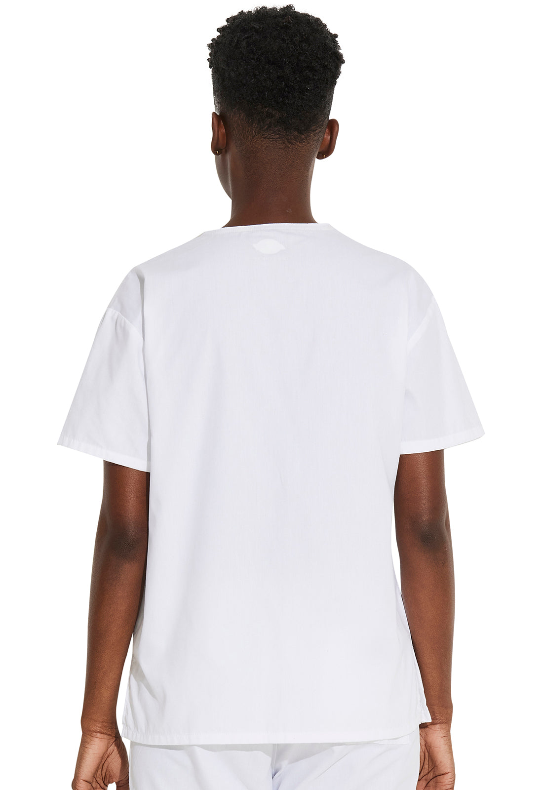 EDS Signature 86706 Women's V-Neck Scrub Top White