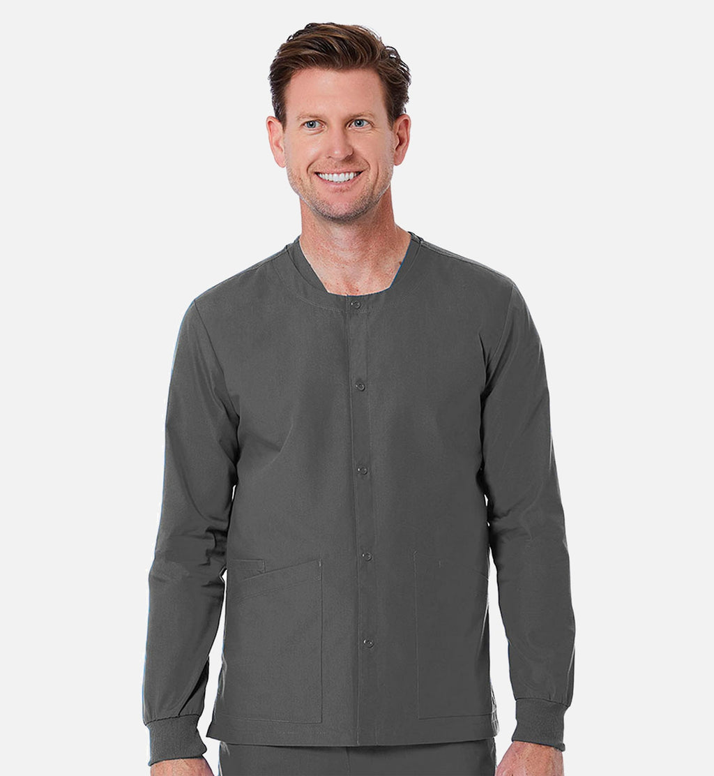 Redpanda 8716 Unisex Snap Jacket Pewter