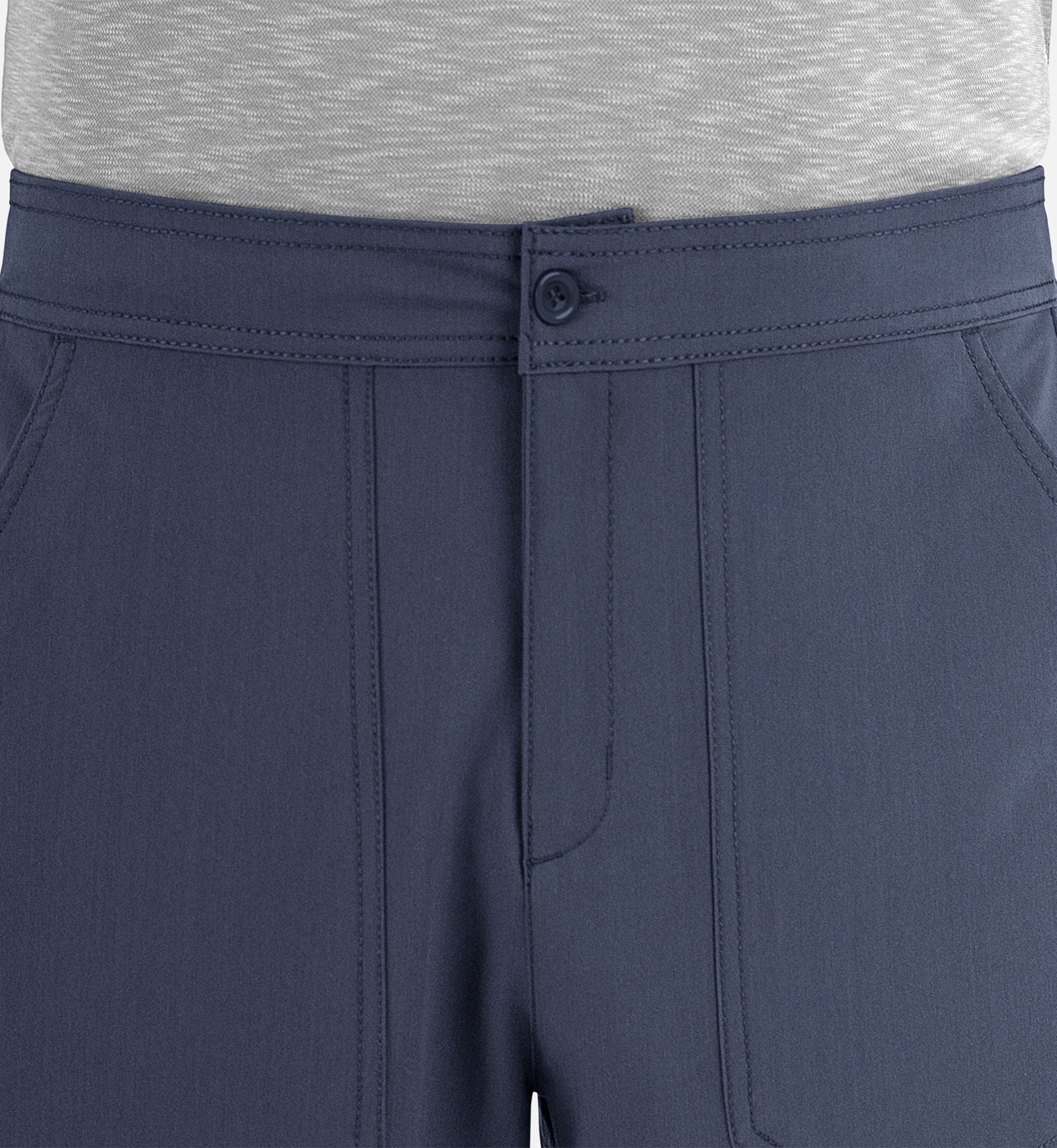 Matrix Pro Men's 8901 Men's Half Elastic Waistband Cargo Pants Heather Navy