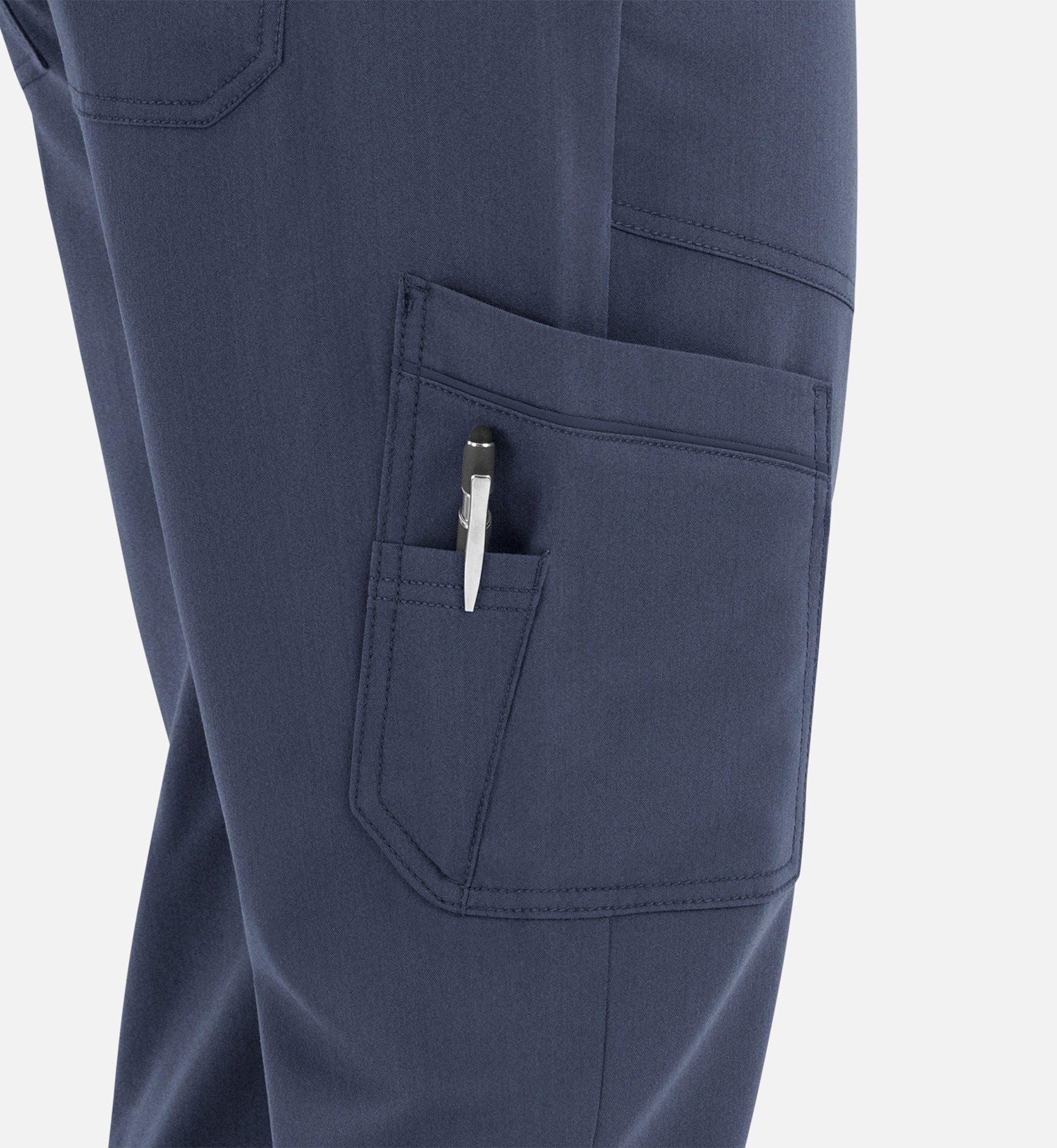 Matrix Pro Men's 8901 Men's Half Elastic Waistband Cargo Pants Heather Navy