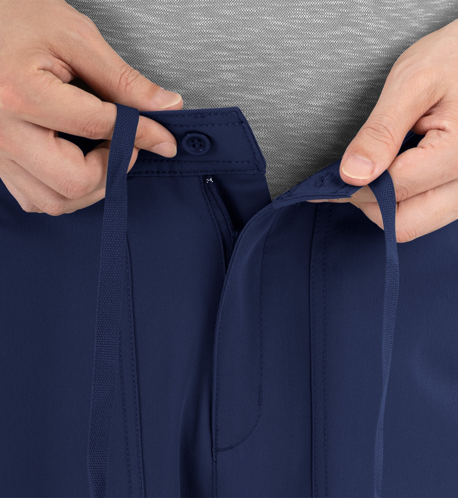 Matrix Pro Men's 8901 Men's Half Elastic Waistband Cargo Pants Navy