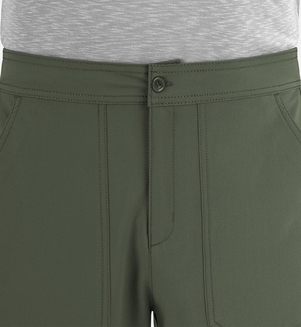 Matrix Pro Men's 8901 Men's Half Elastic Waistband Cargo Pants Olive