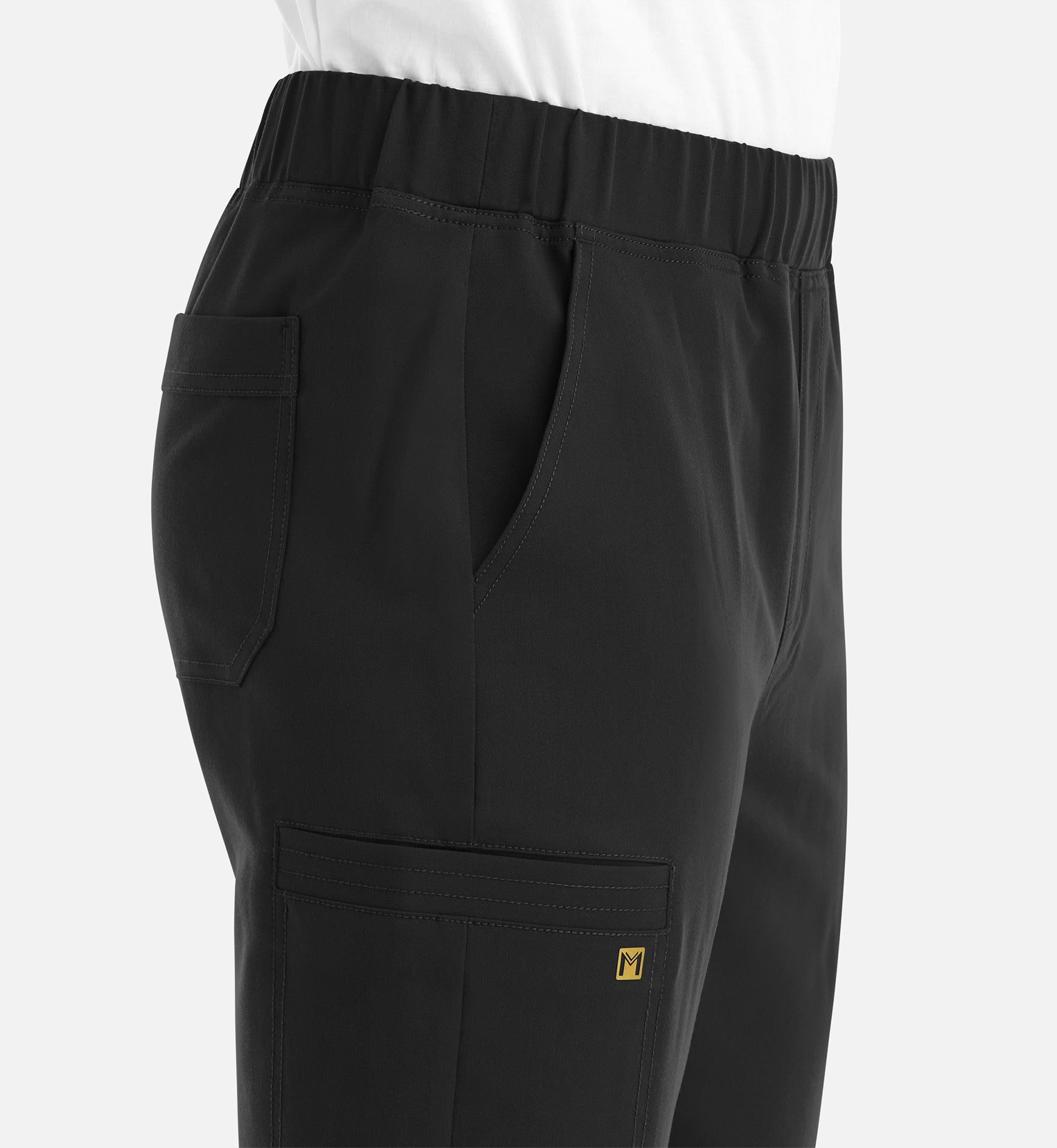 Matrix Pro Men's 8902 Men's Full Elastic Waistband Jogger Black