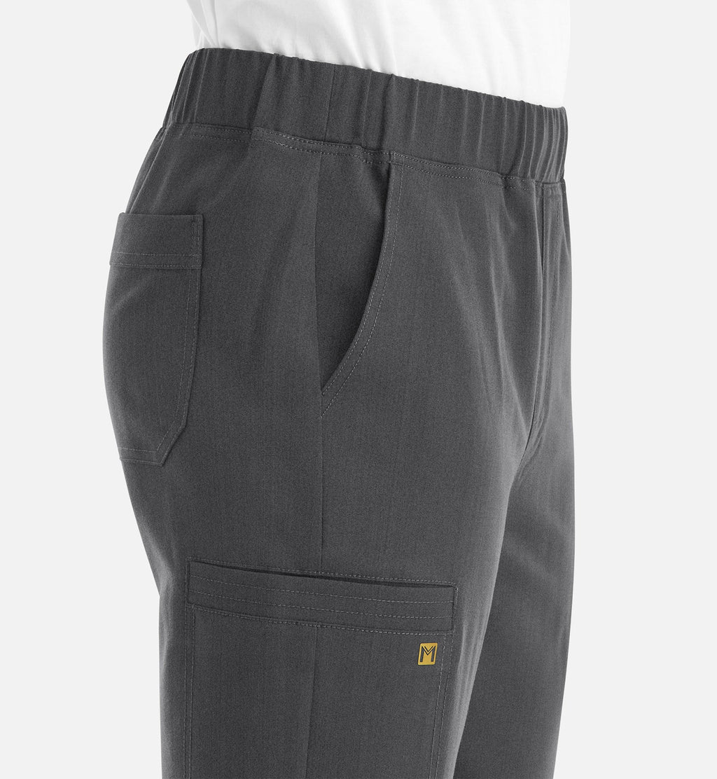 Matrix Pro Men's 8902 Men's Full Elastic Waistband Jogger Heather Grey