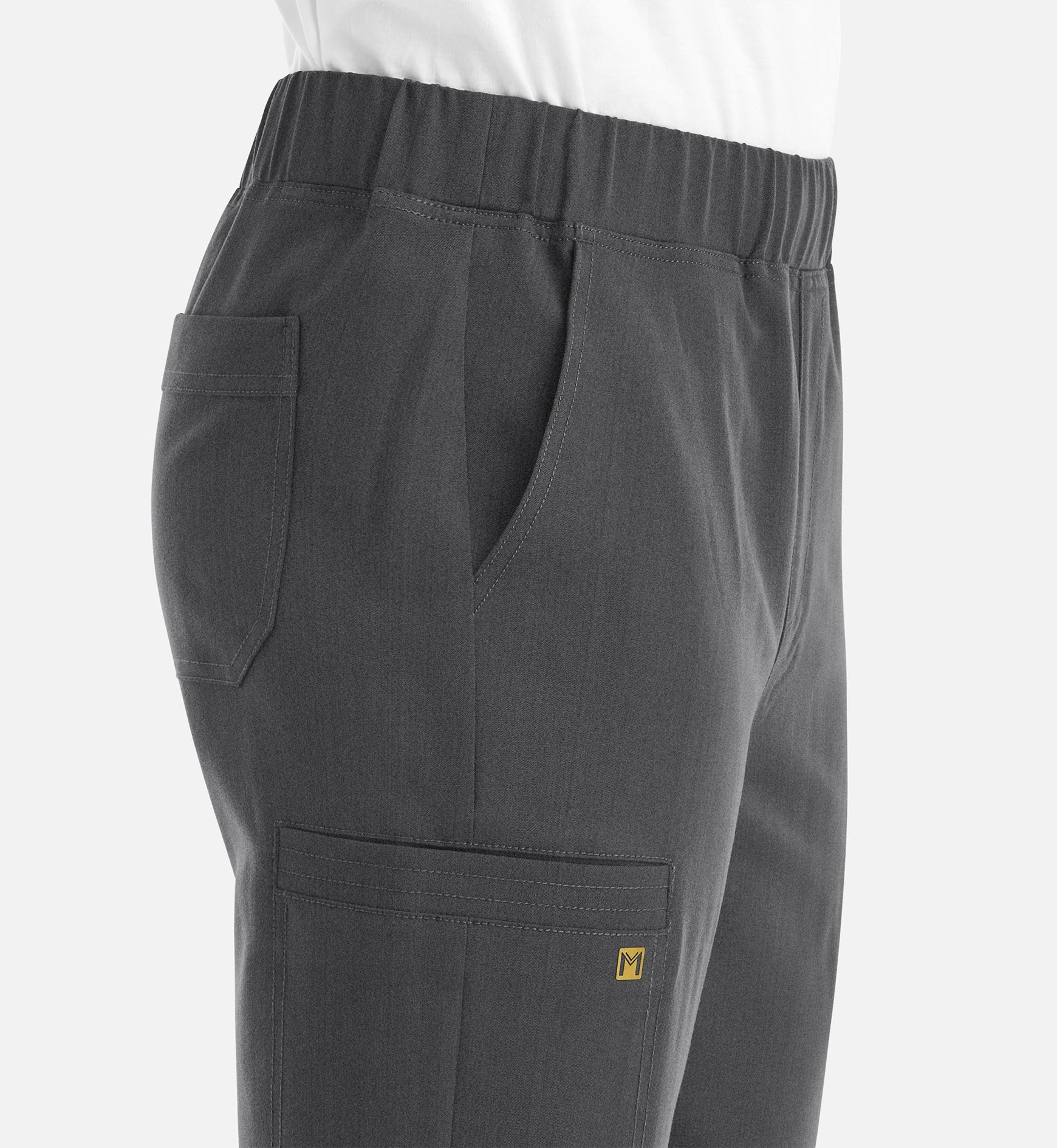 Matrix Pro Men's 8902 Men's Full Elastic Waistband Jogger Heather Grey