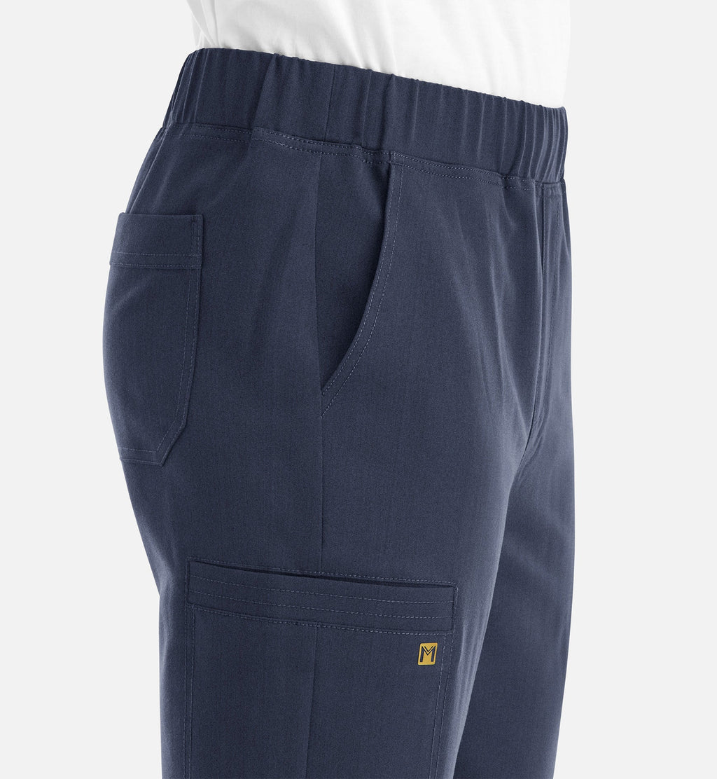 Matrix Pro Men's 8902 Men's Full Elastic Waistband Jogger Heather Navy