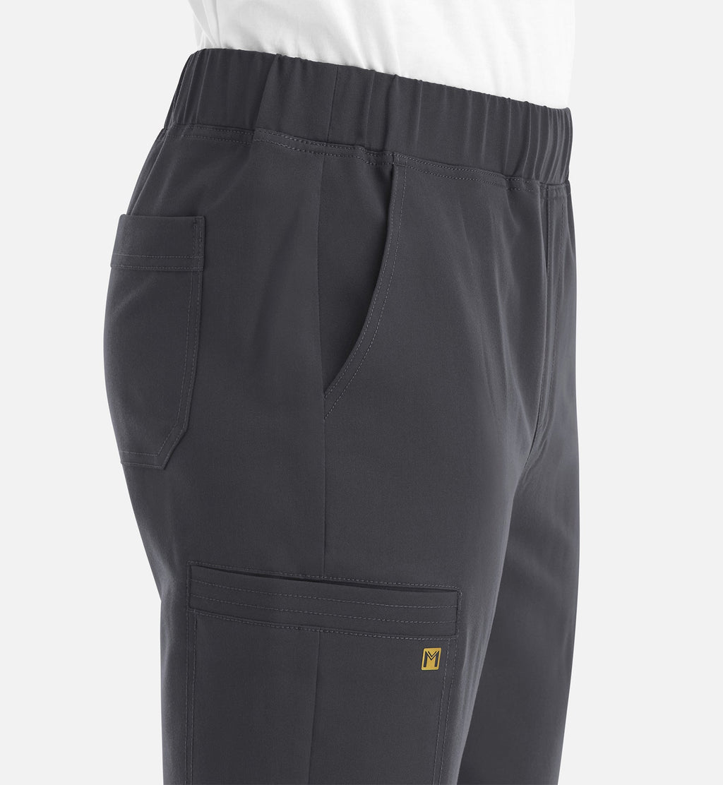 Matrix Pro Men's 8902 Men's Full Elastic Waistband Jogger Pewter