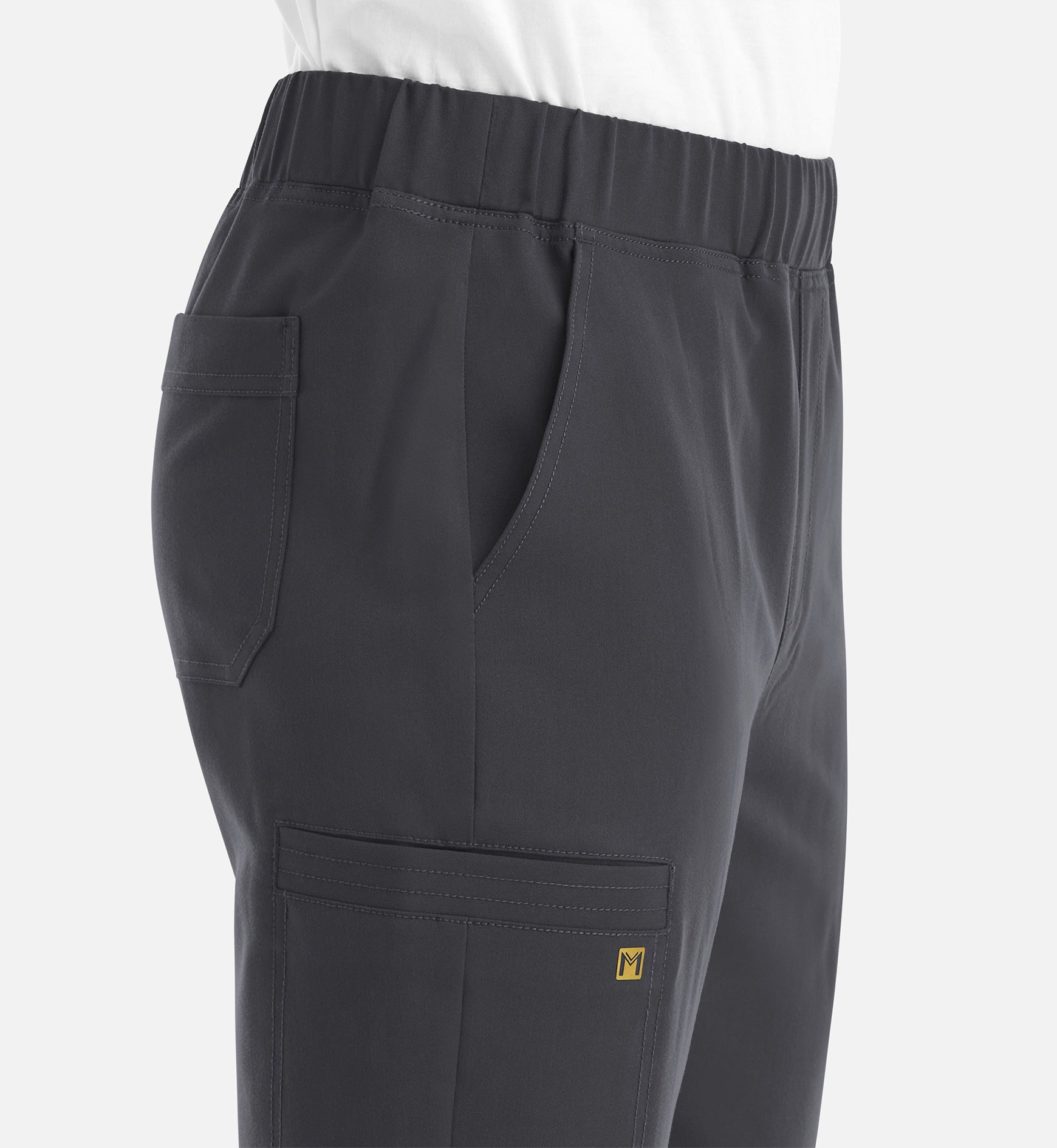 Matrix Pro Men's 8902 Men's Full Elastic Waistband Jogger Pewter