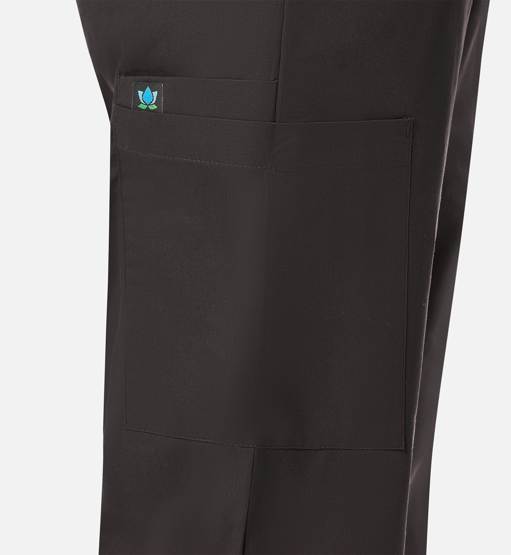 Core 9016 Women's Full Elastic Waistband Cargo Pants Chocolate