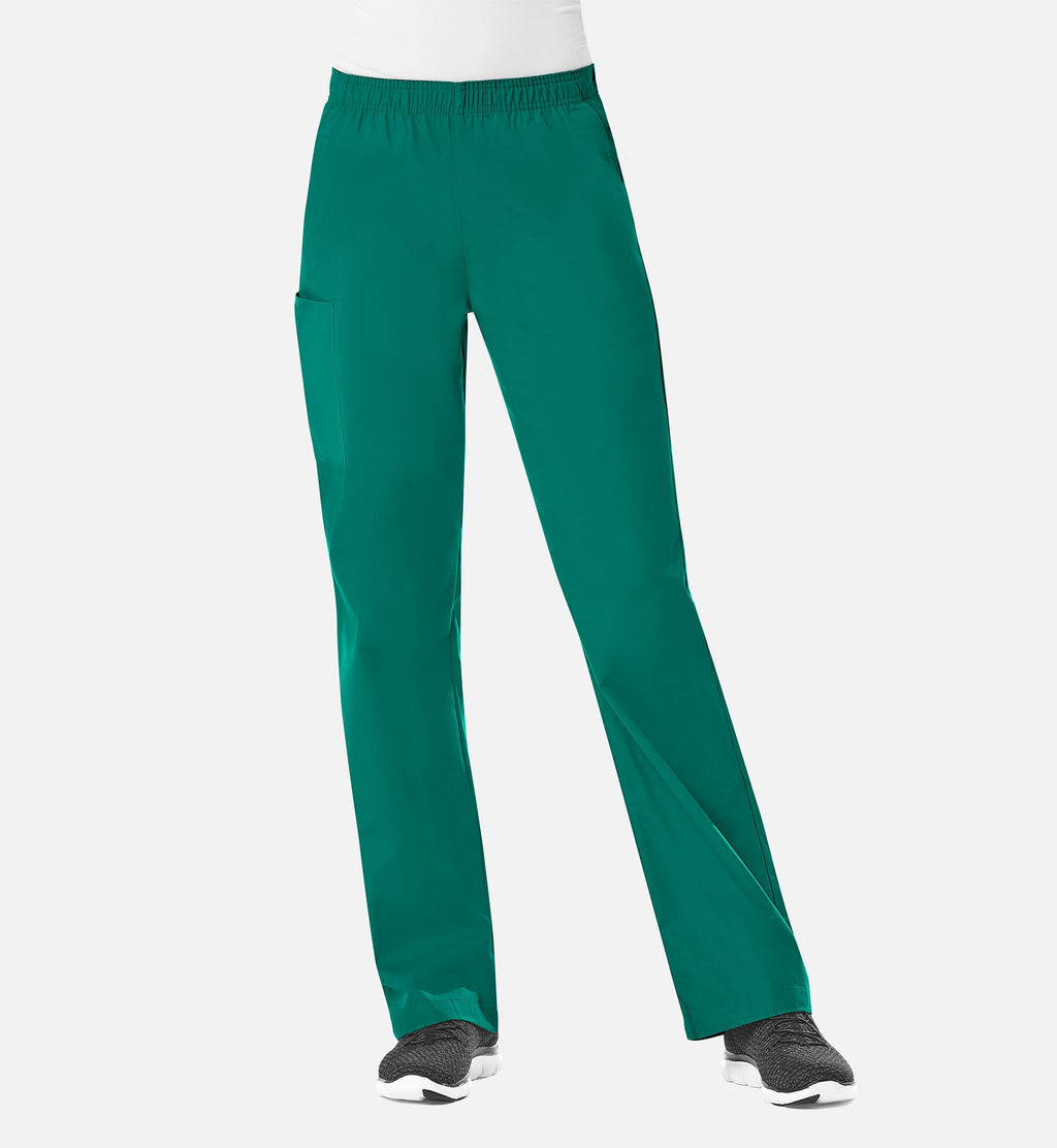 Core 9016 Women's Full Elastic Waistband Cargo Pants Hunter