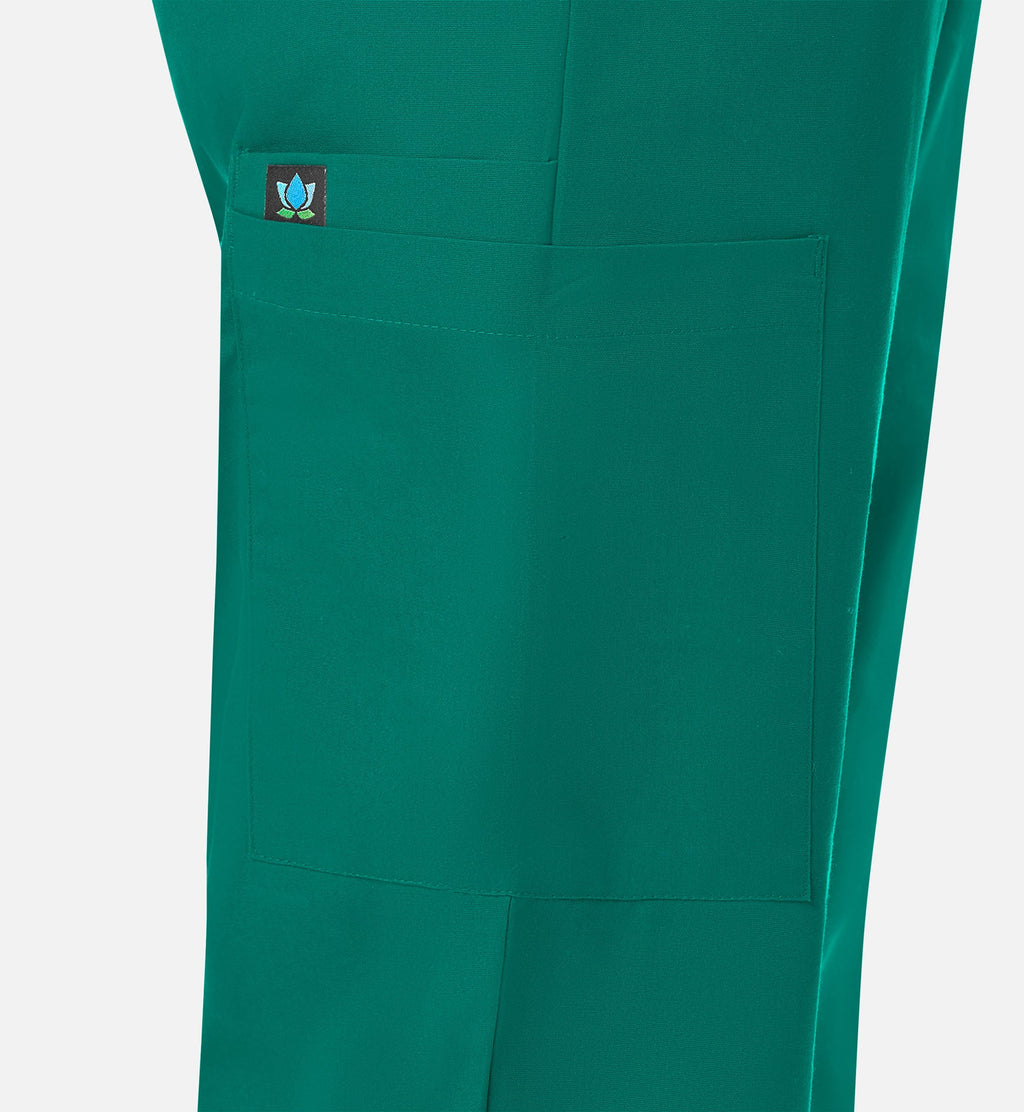 Core 9016 Women's Full Elastic Waistband Cargo Pants Hunter