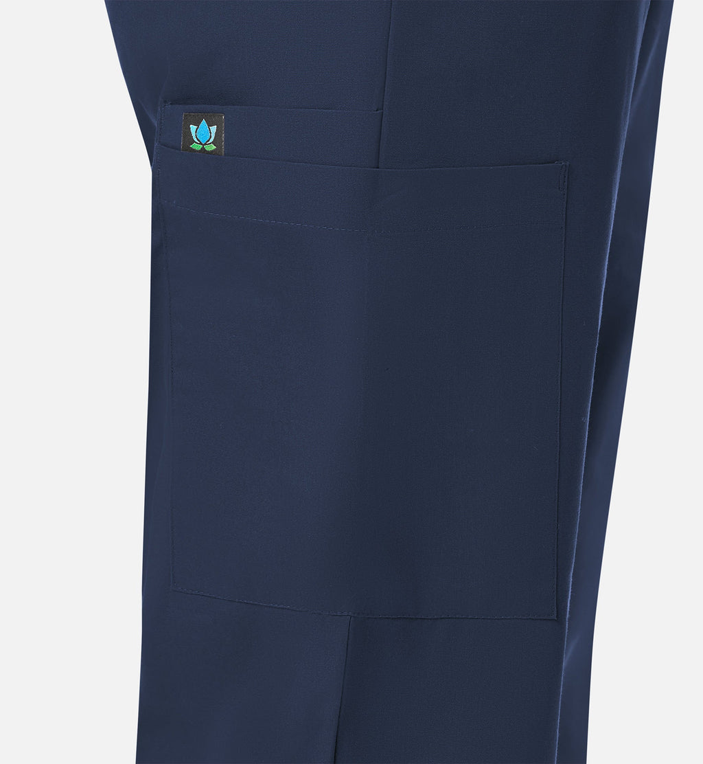 Core 9016 Women's Full Elastic Waistband Cargo Pants Navy