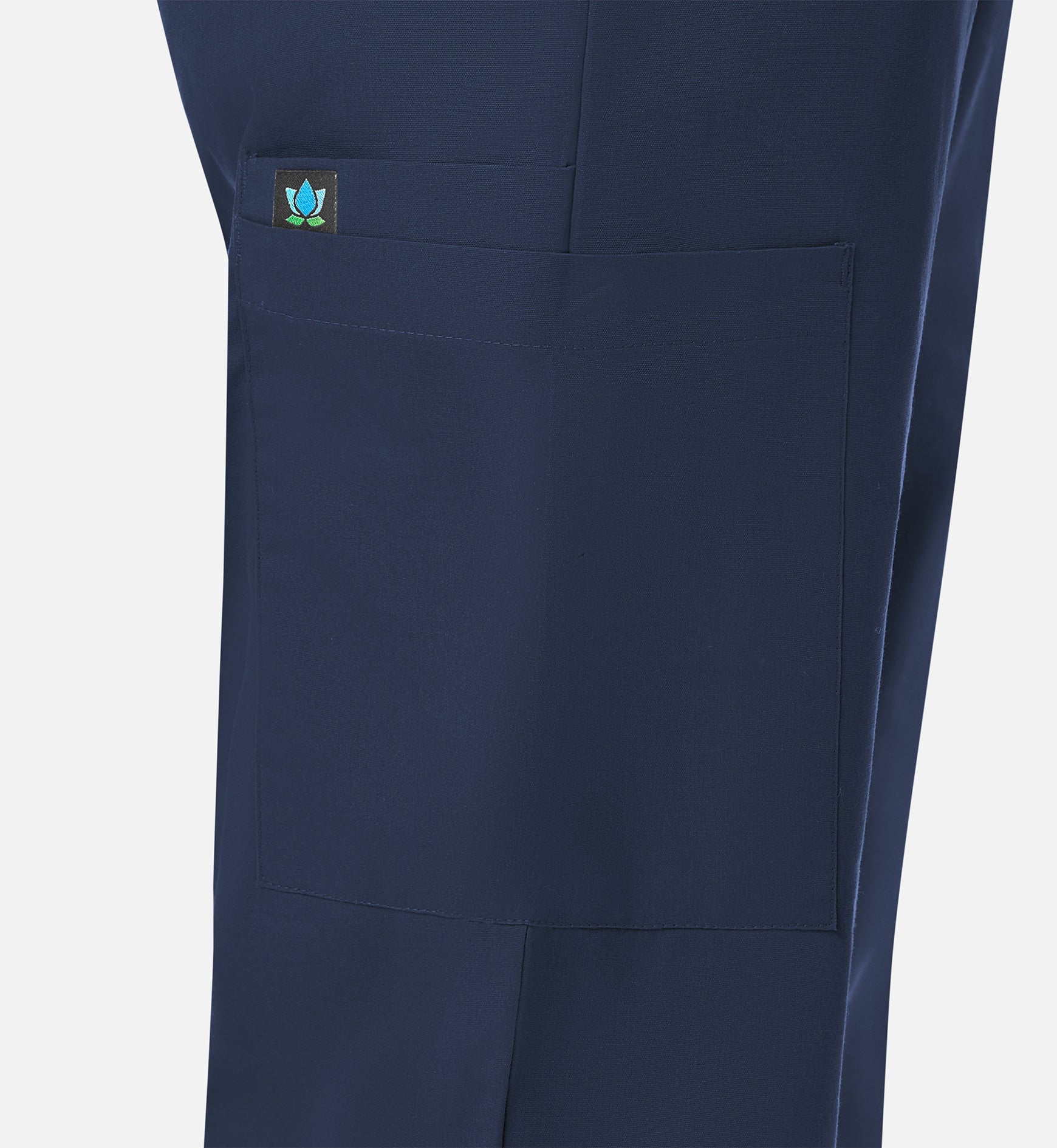 Core 9016 Women's Full Elastic Waistband Cargo Pants Navy