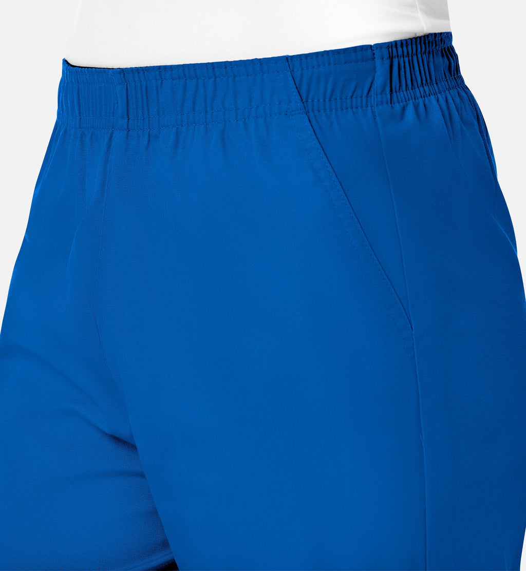 Core 9016 Women's Full Elastic Waistband Cargo Pants Royal Blue