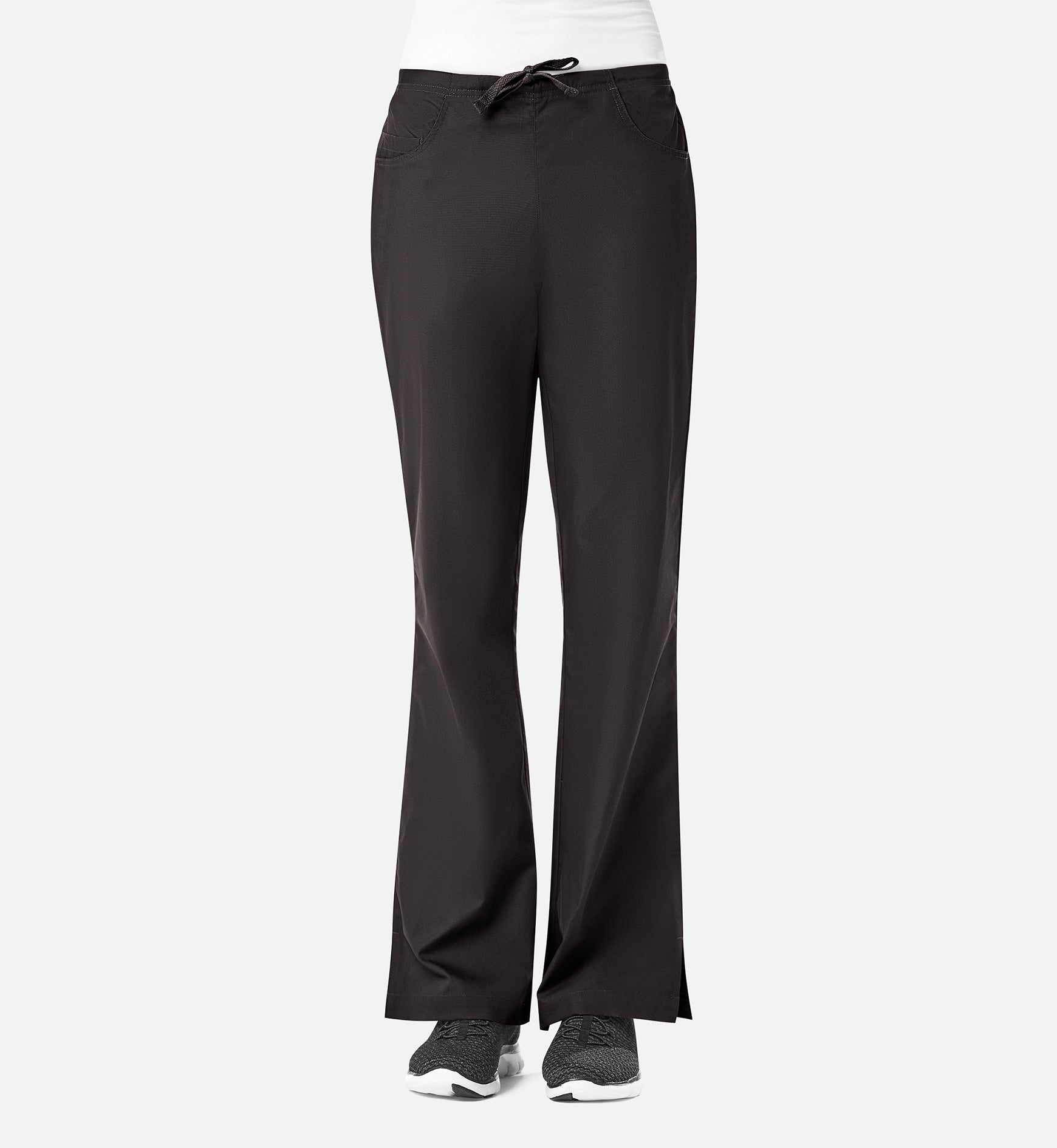 Core 9026 Women's Classic Flare Pants Chocolate