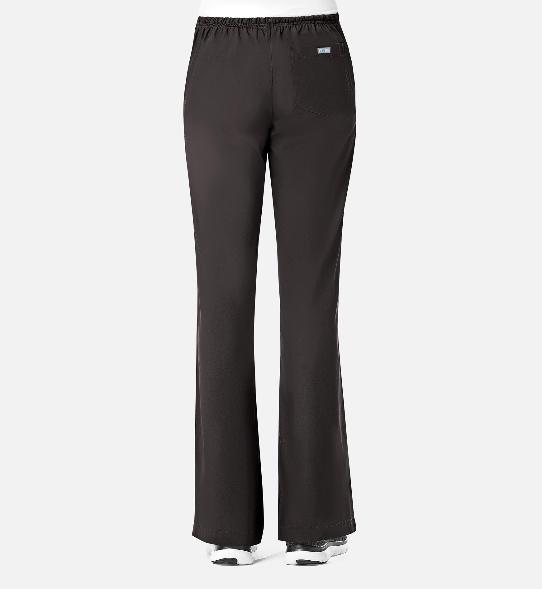 Core 9026 Women's Classic Flare Pants Chocolate