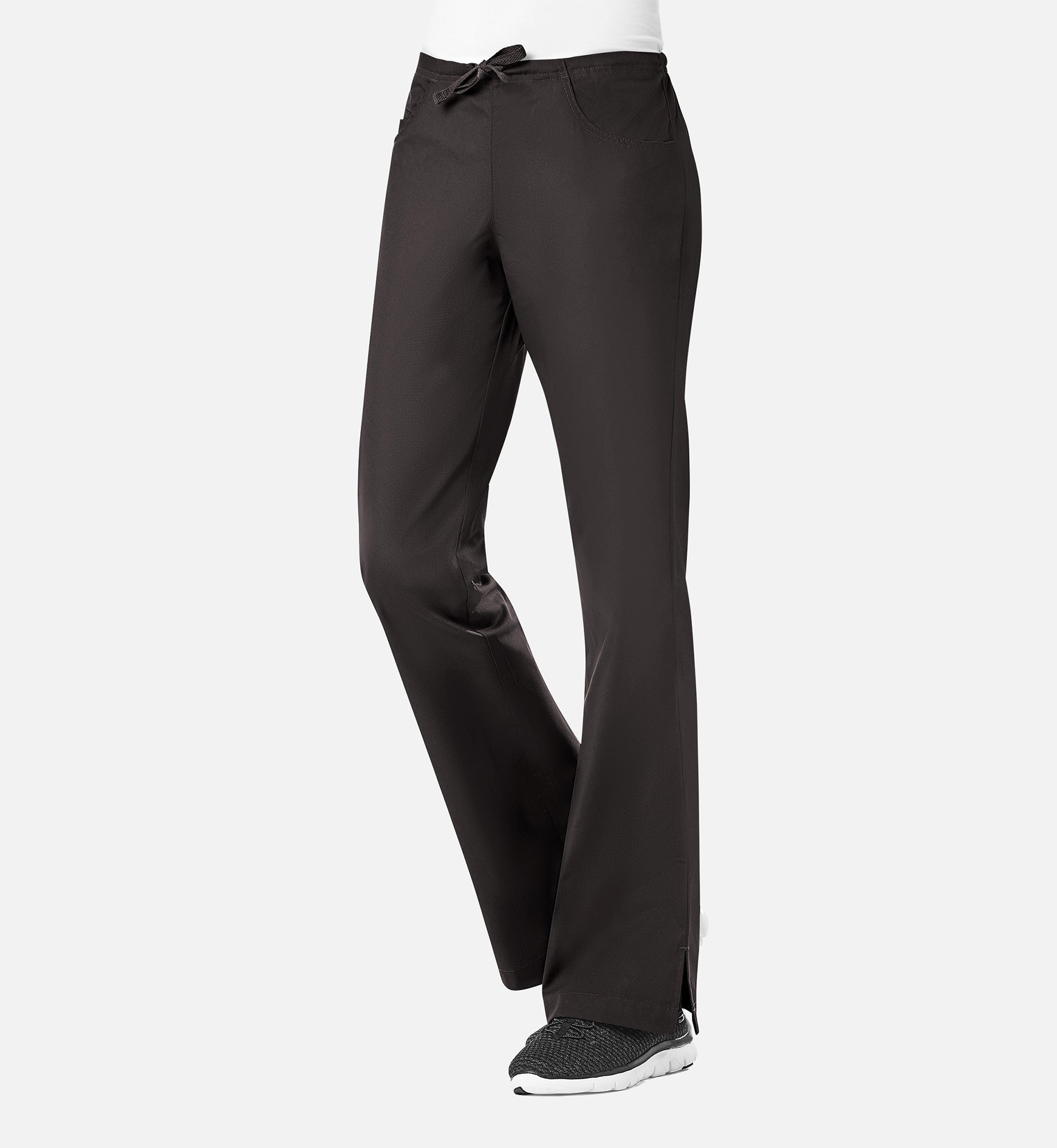 Core 9026 Women's Classic Flare Pants Chocolate