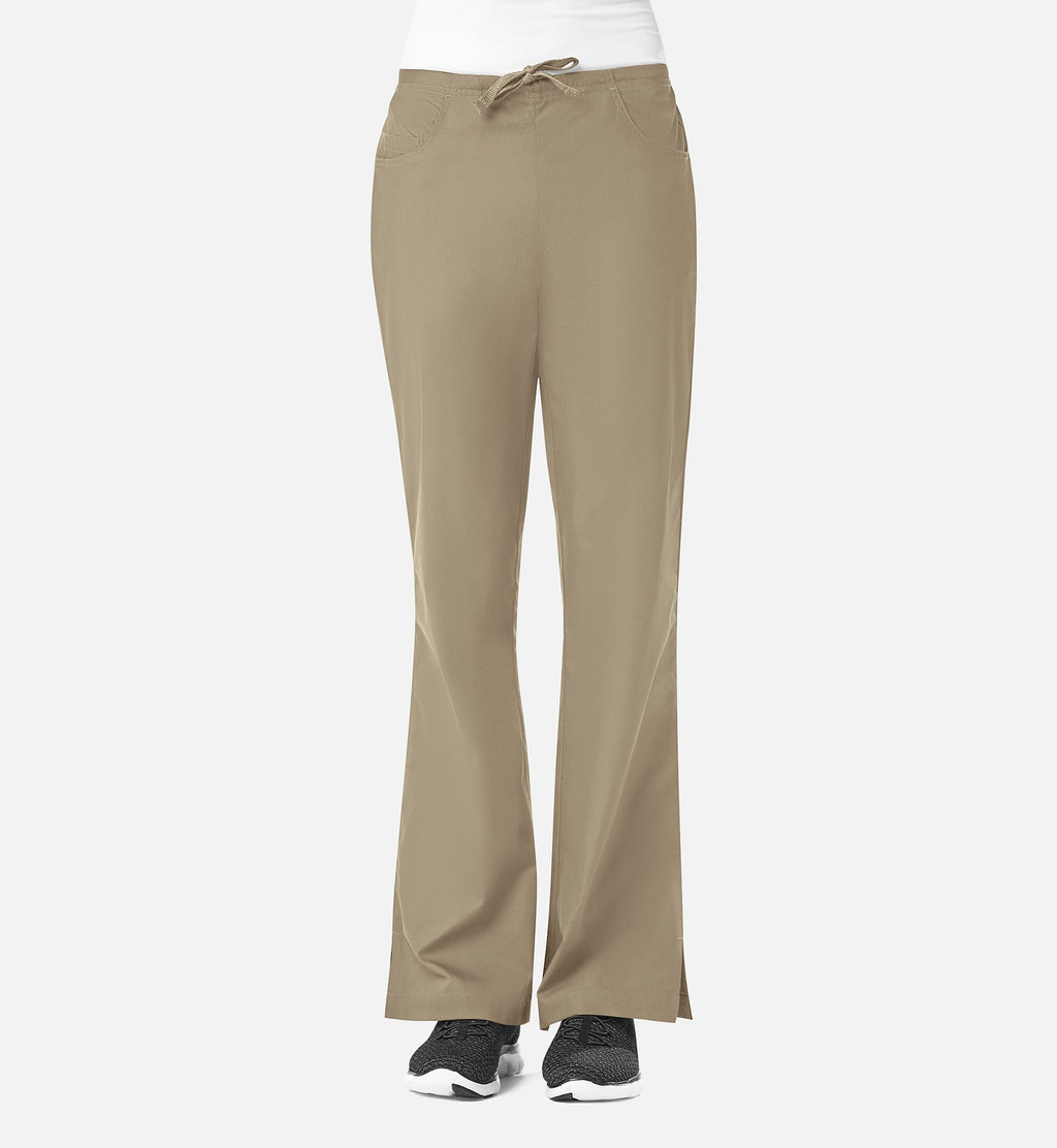 Core 9026 Women's Classic Flare Pants Khaki
