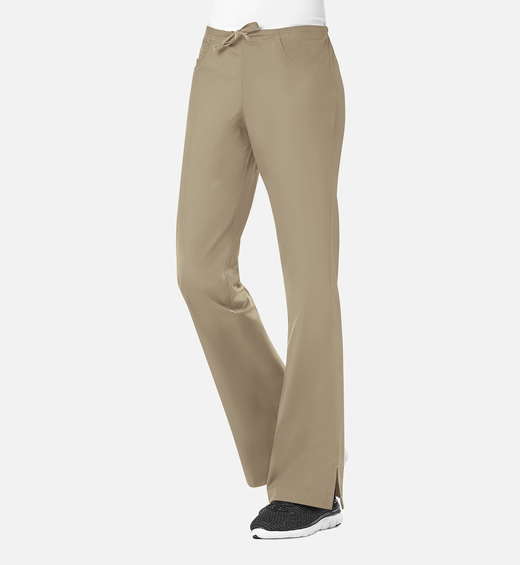 Core 9026 Women's Classic Flare Pants Khaki