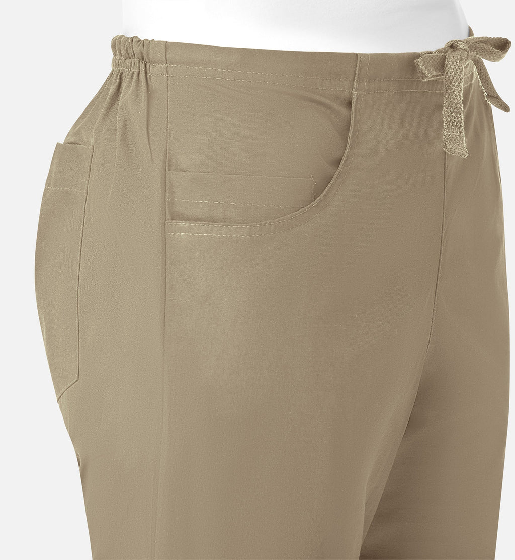 Core 9026 Women's Classic Flare Pants Khaki