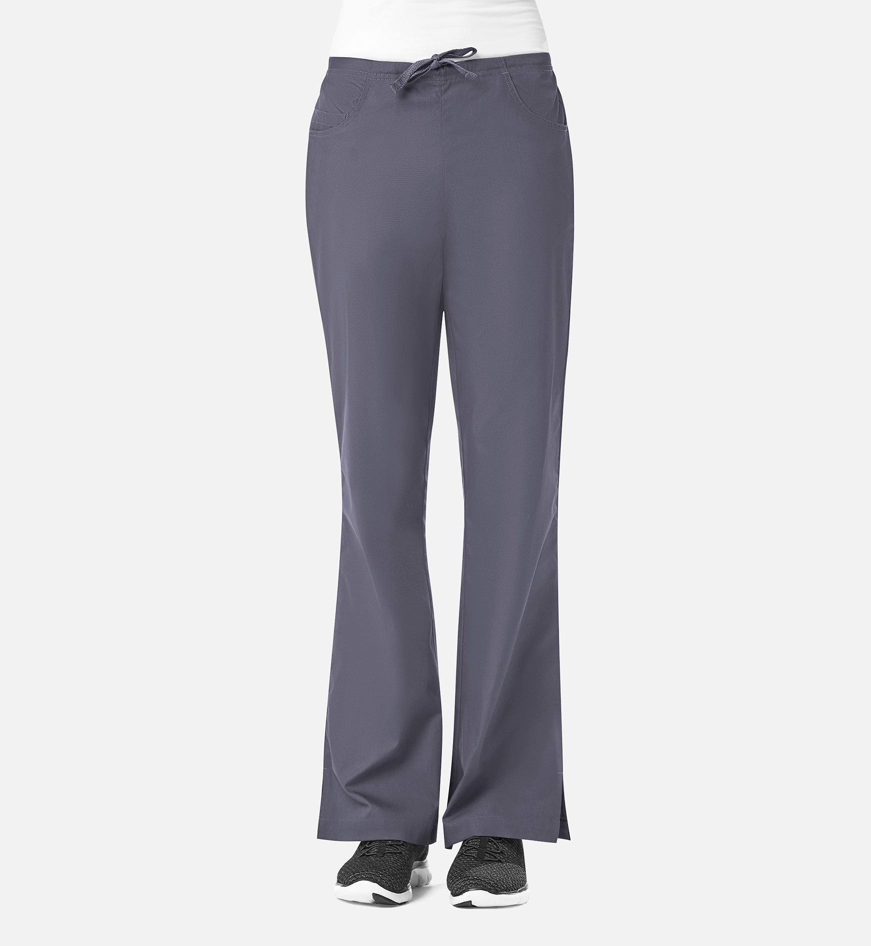 Core 9026 Women's Classic Flare Pants Pewter