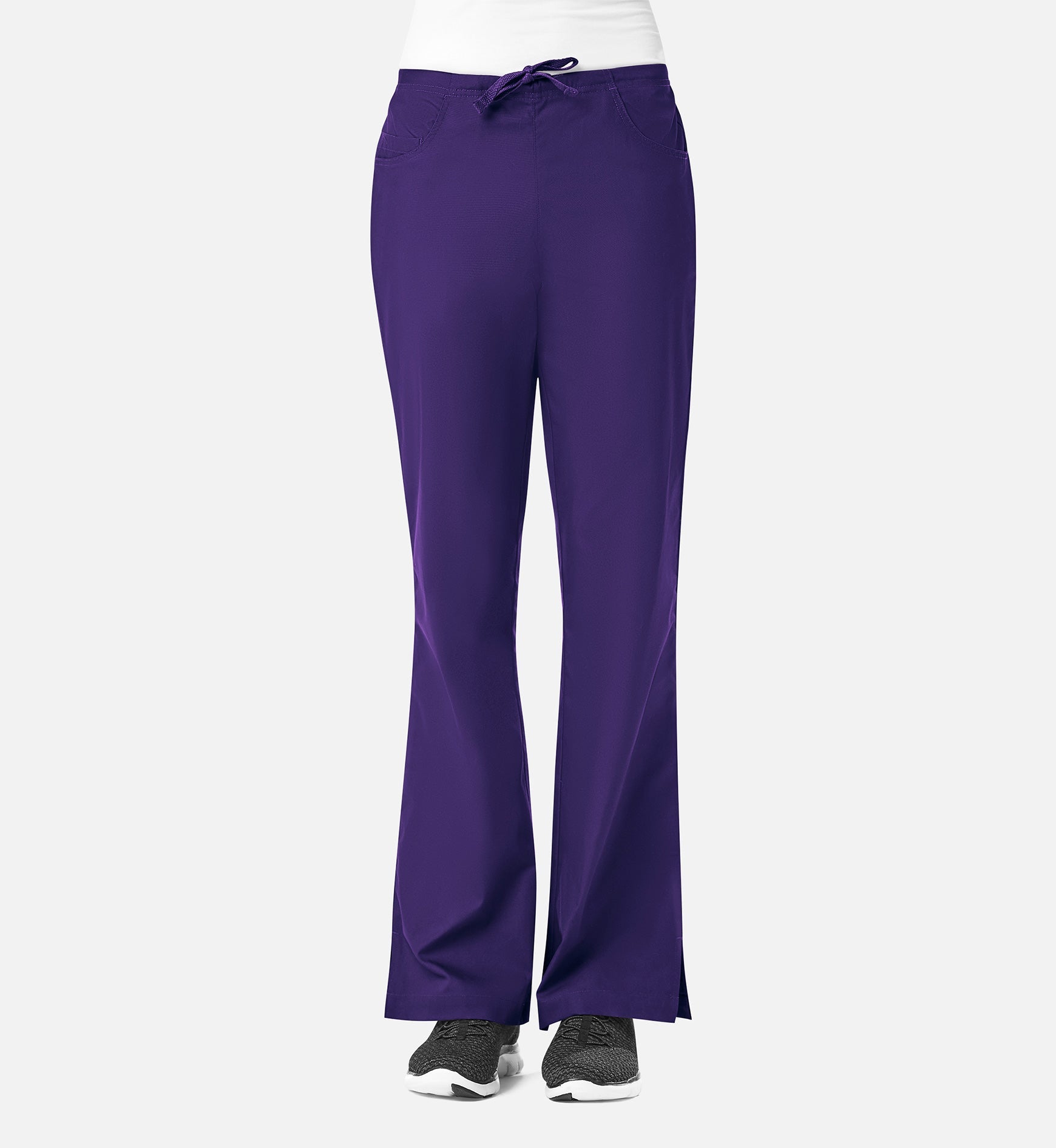 Core 9026 Women's Classic Flare Pants Purple