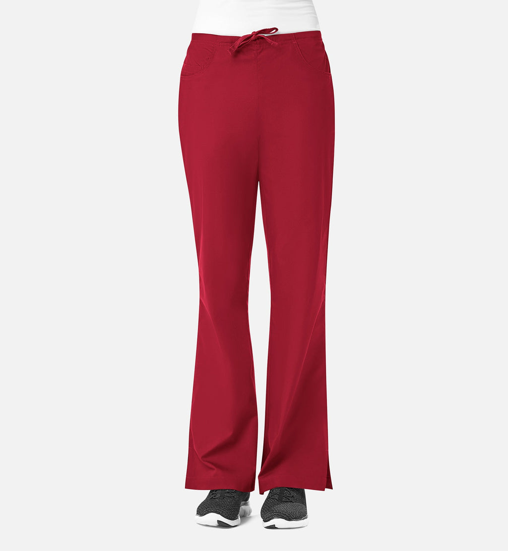 Core 9026 Women's Classic Flare Pants Red