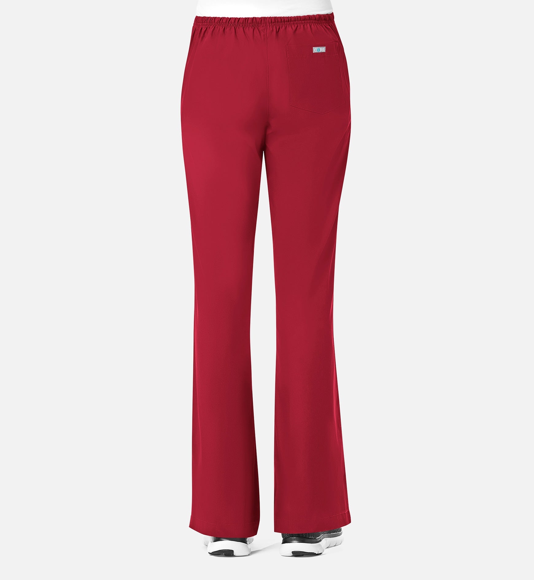 Core 9026 Women's Classic Flare Pants Red