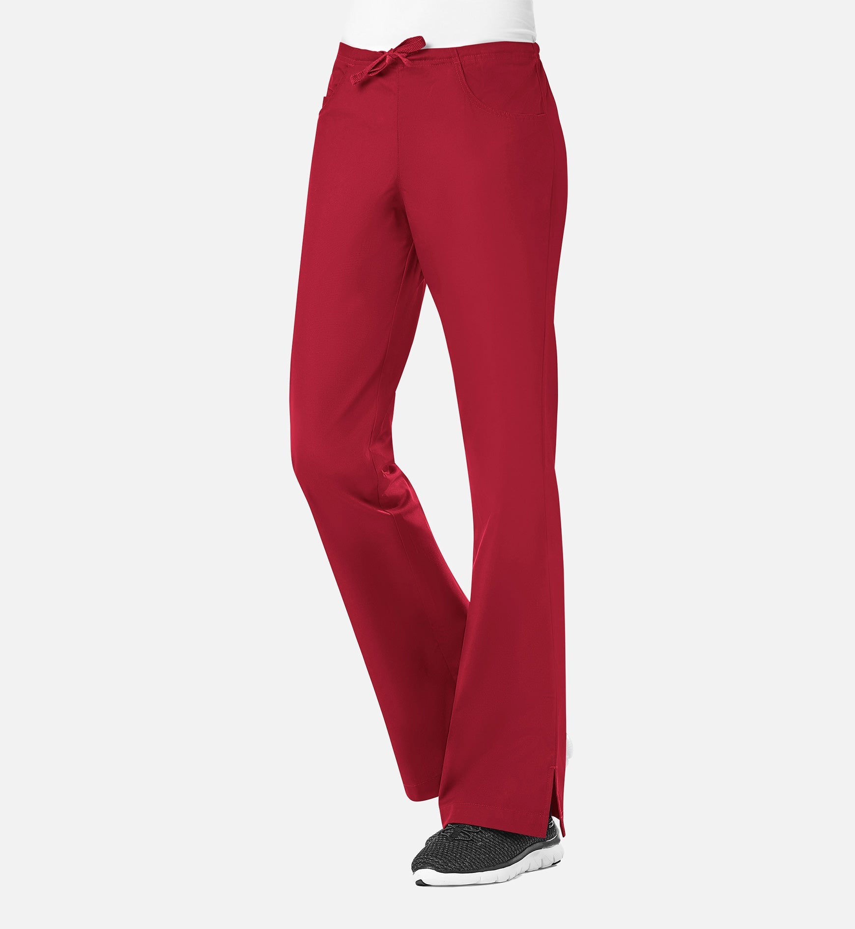 Core 9026 Women's Classic Flare Pants Red