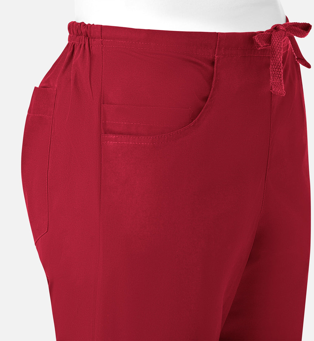 Core 9026 Women's Classic Flare Pants Red