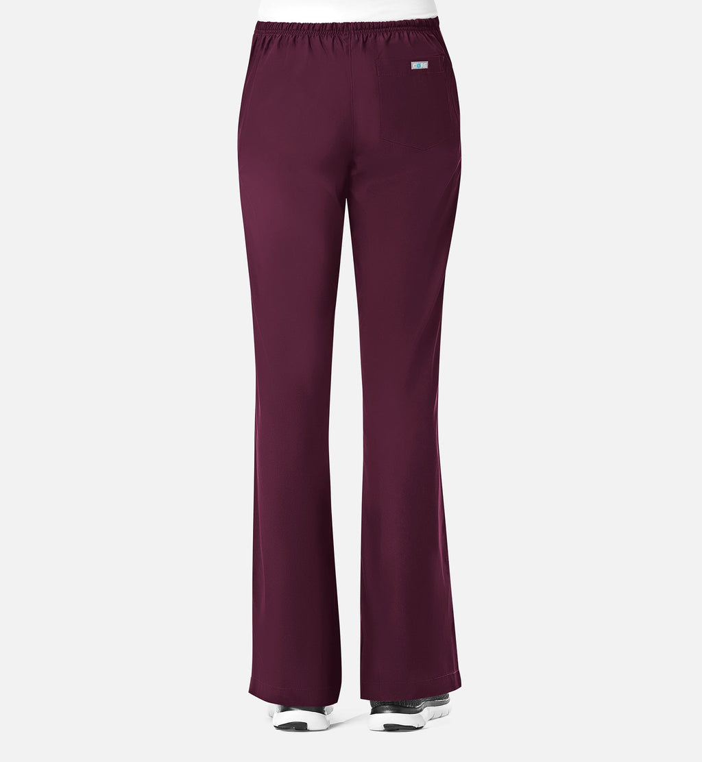 Core 9026 Women's Classic Flare Pants Wine