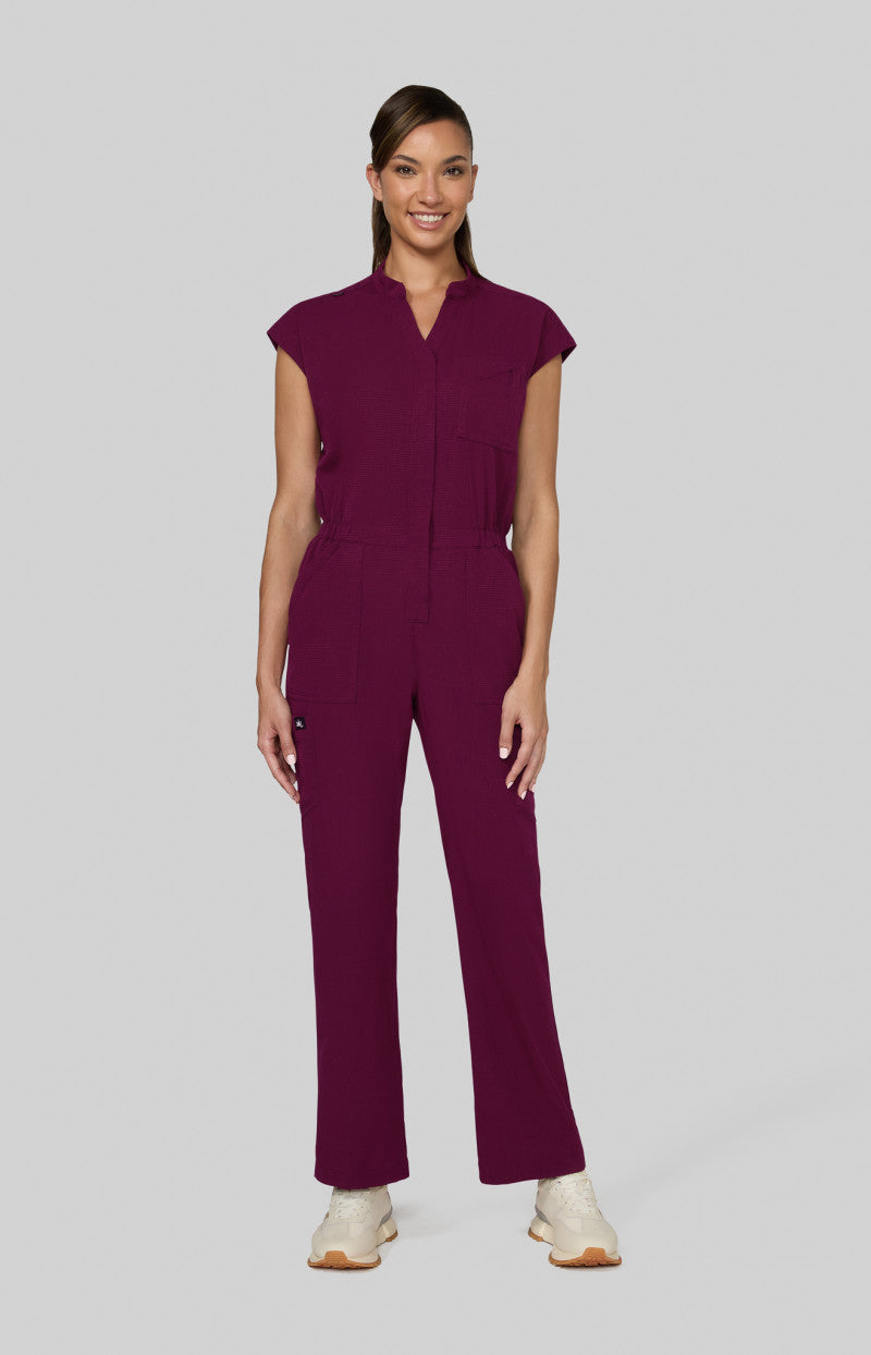 Solis 907 Anja Jumpsuit Wine