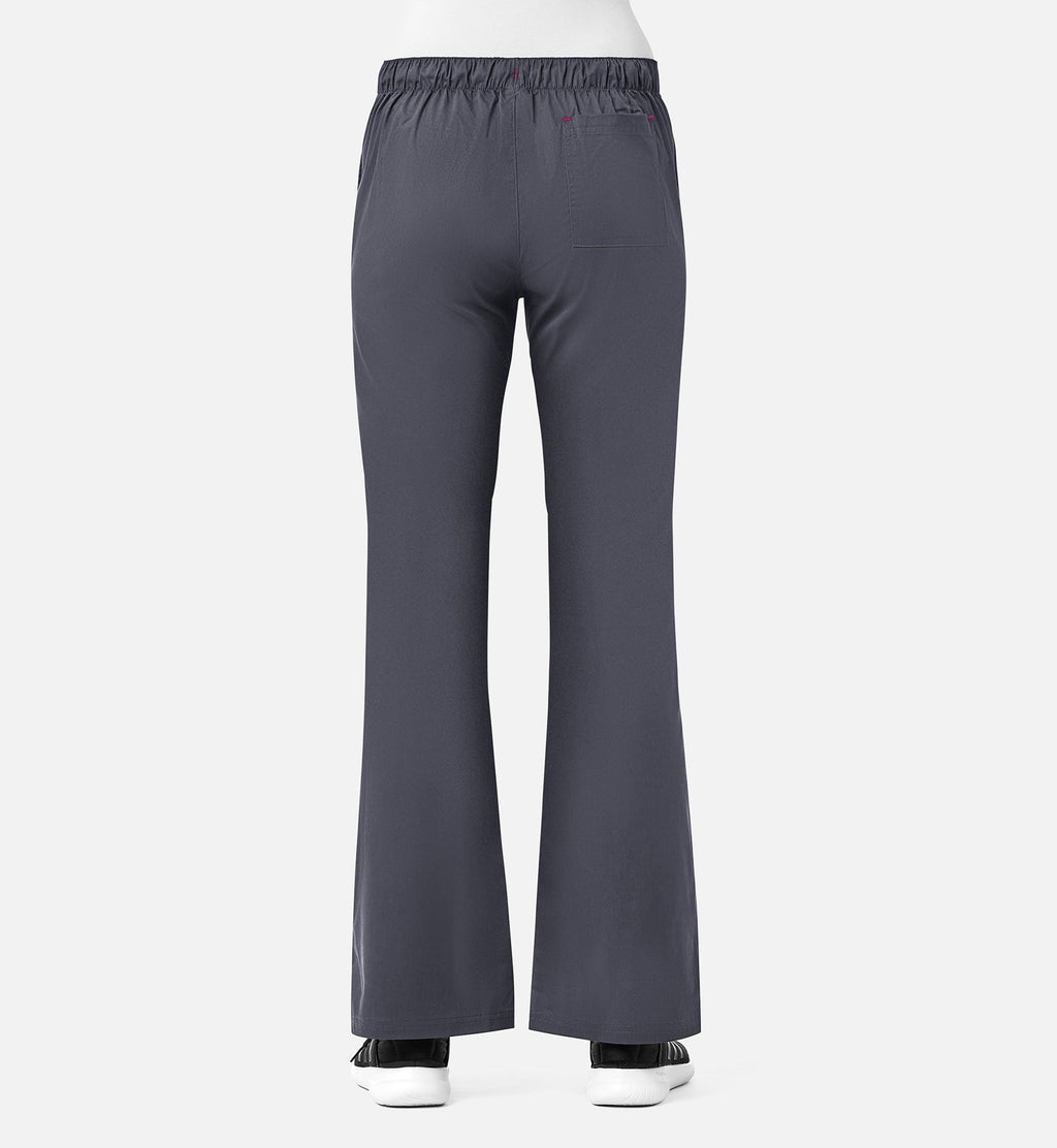 Blossom 9102 Multi-Pocket Flare Pants Charcoal