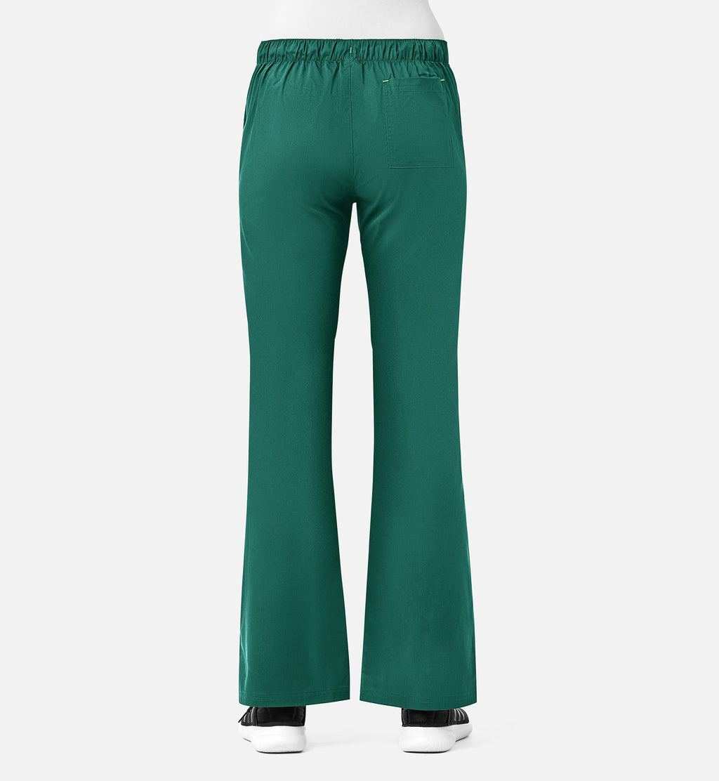 Blossom 9102 Multi-Pocket Flare Pants Hunter